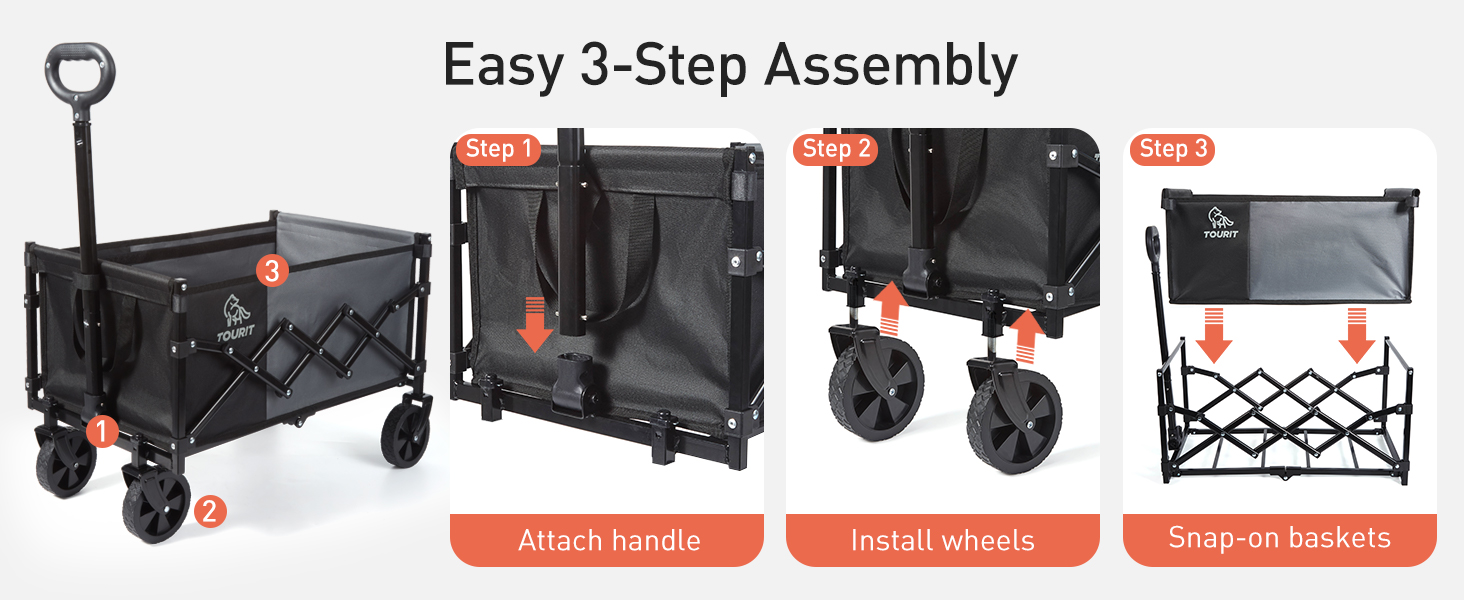 Easy 3-Step Assembly