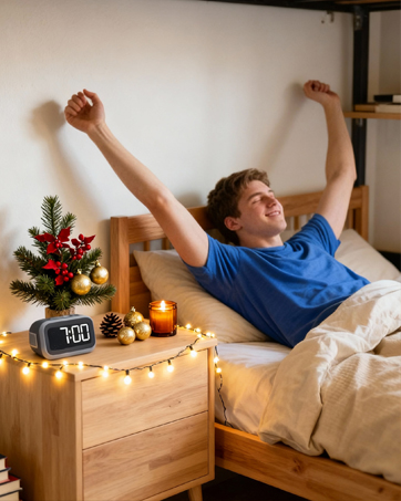 teenage morning get up