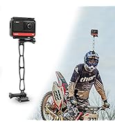 SUREWO Aluminum Alloy Extension Arm Metal Pole Mount Extension Stick Mount Compatible with GoPro ...