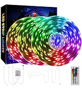 QZYL 75ft LED Lights for Bedroom, RGB LED Strip Lights for Living Room, Party Decor with Dimmable...