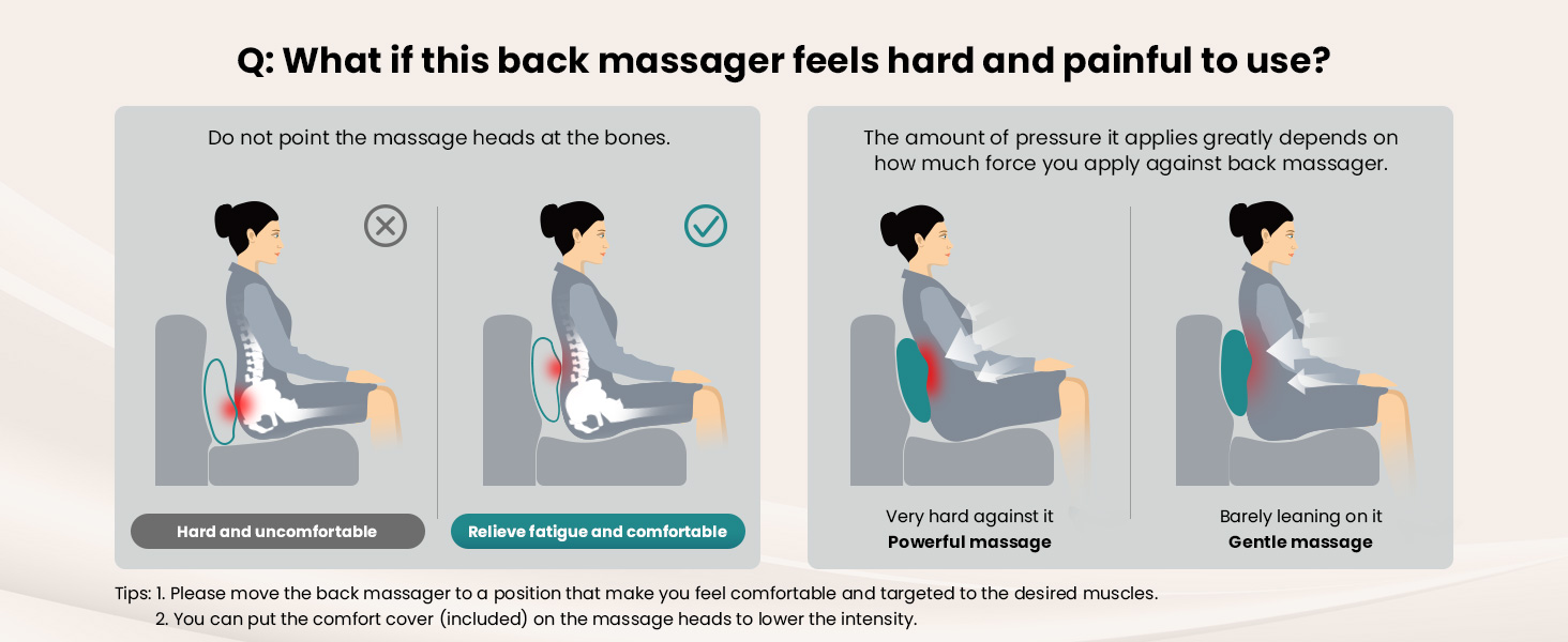 back massager neck massager massagers for neck and back back massager for pain relief deep tissue