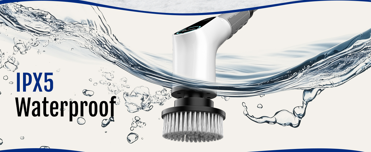 Electric spin scrubber