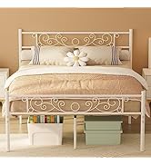 Elephance Full Size Bed Frame with Headboard and Footboard, Metal Platform Bed Frame with 14 Inch...