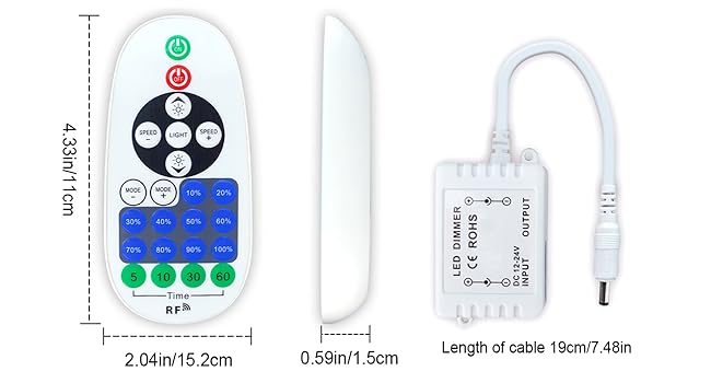 led strip lights dimmer switch