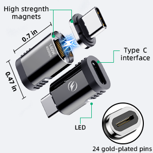 usb c magnetic adapter 