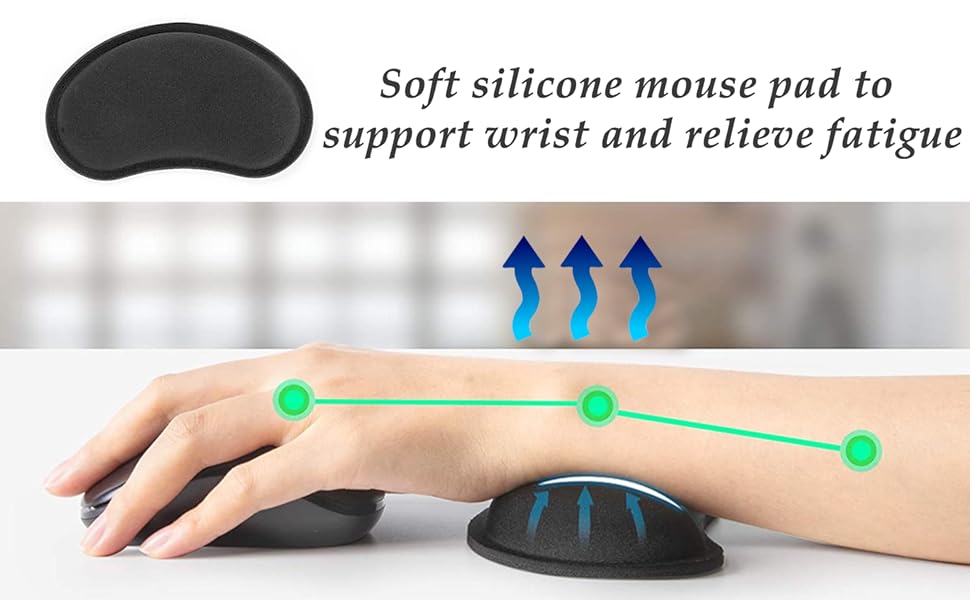 mouse pad with wrist rest