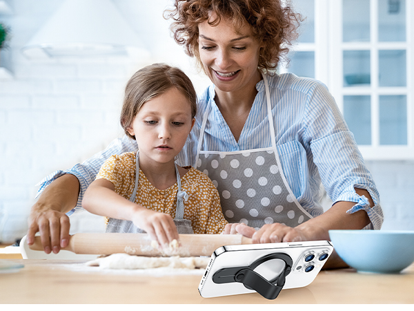 magnetic phone grip for iPhone