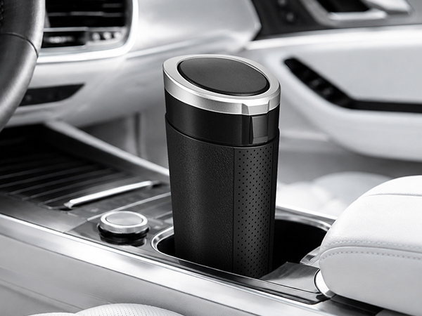 car garbage can