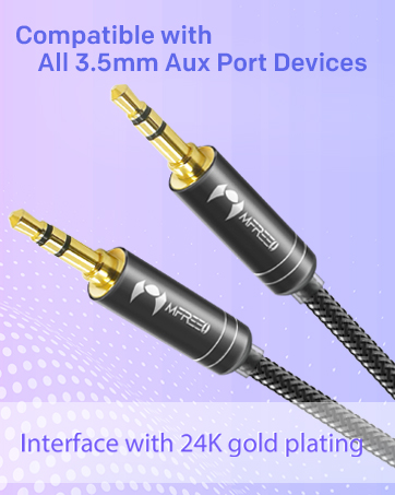 3.5mm male to male Audio Cable _Black