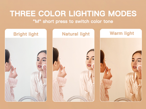 lighted makeup mirror