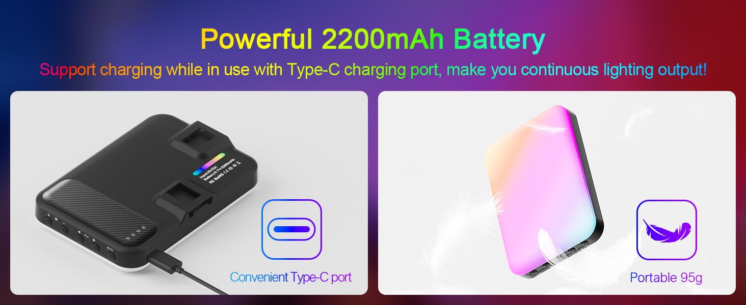 RGB Camera Light , Photo Light ,Portable Video Light