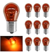 YTFRL 10 PCS Car 1156 Turn Signal Light, 12V P21W High Brightness Halogen Lamp with Stable Filame...