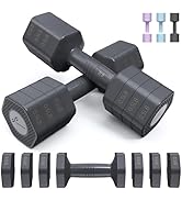 Adjustable Dumbbells Hand Weights Set: Sportneer 4 In 1 Weight Each 2lb 3lb 4lb 5lb Free Weights ...