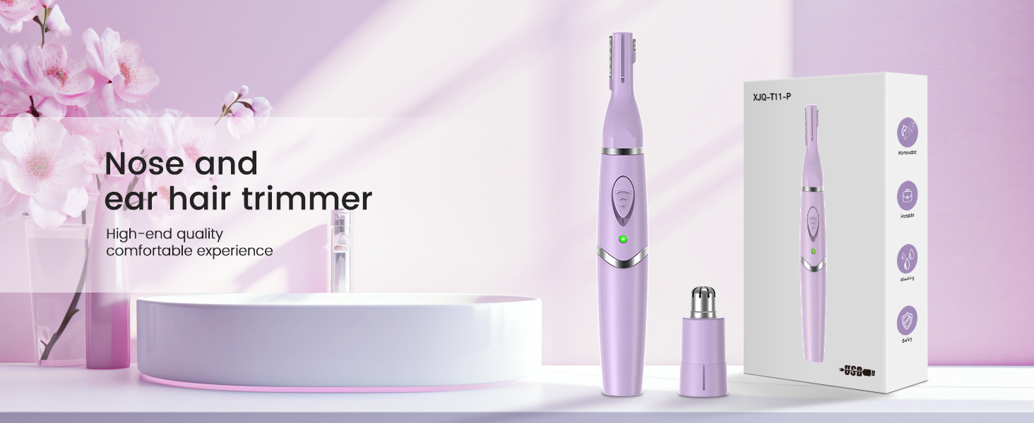 nose hair trimmer for women men eyebrow trimmer