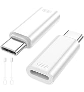 Jadebones 2 Pack USB C to Light-ning Earphone Audio Adapter Converter for iPhone 16/15, iPad Pro/...