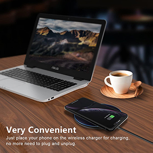 easy use wireless charging pad