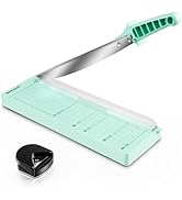 MAKEASY Paper Cutter 12 Inch, Guillotine Paper Cutter with 8 Sheet Capacity, Heavy Duty Paper Cut...