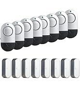 Window Alarm Sensors, Door Alarms for Home Security,120 DB Pool Door Alarm for Kids Safety (8 Pack)