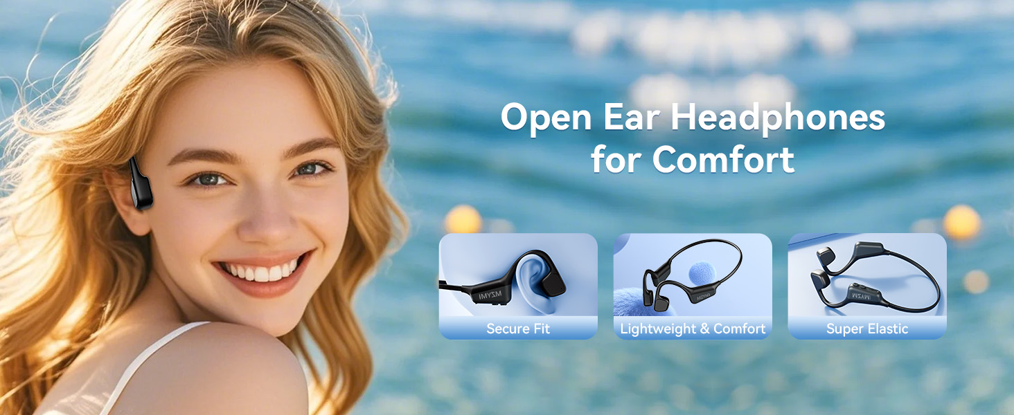 Open Ear Headphonesfor Comfort