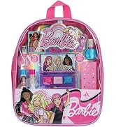 Barbie - Townley Girl Makeup Filled Backpack Set with 12 Pieces, Including Lip Balm, Nail Polish,...