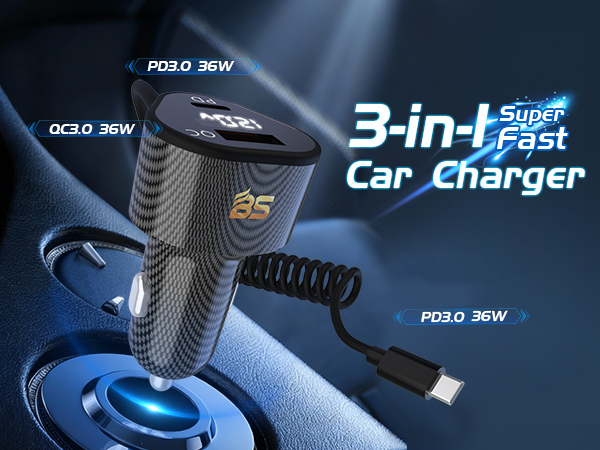 car iphone charger fast charging