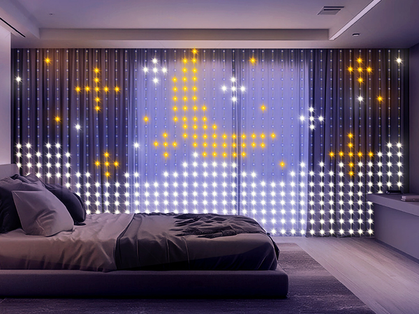 curtain lights for backdrop