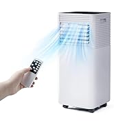 ARLIME Portable Air Conditioners, 10000 BTU AC Unit Cools up to 400 sq. ft. w/Fan & Dehumidifier,...