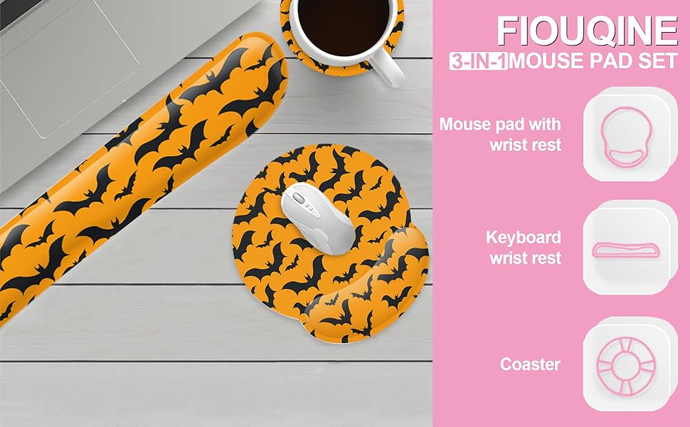 mouse pad with wrist rest