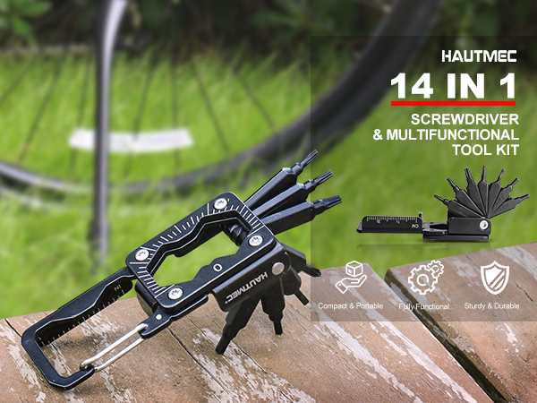 HAUTMEC 14 IN 1 Screwdriver &amp; multifunctional Tool Kit