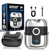 VNTGSHAVER Electric Foil Shavers for Men, Mens Electric Razor Mini Shaver, Beard Trimmer for Men ...