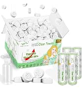 Fancyou Compressed Towel tablets,Disposable Face Compressed Towels,Thicken Cotton Facial Tissues,...