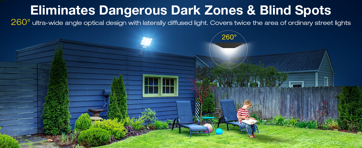 solar street lights outdoor waterproof