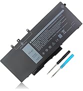 GJKNX 7.6V 68WH Battery for Dell Latitude 5480 5580 5490 5491 5580 5590 5591 5280 5288 5488 5491 ...