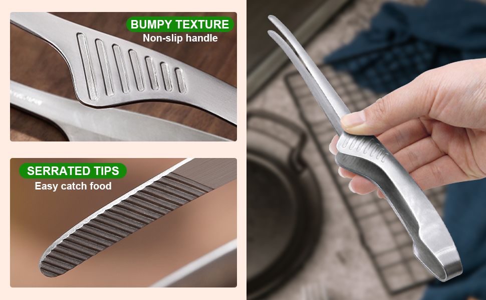 Stainless Steel Grill Tongs