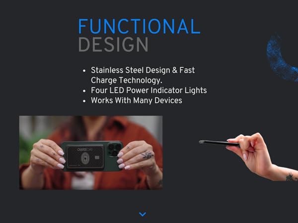 aquavault chargecard phone charger portable charger flexsafe