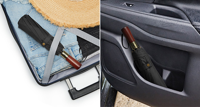 large compact umbrella for rain