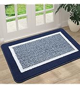 Colorxy Indoor Door Mat, Non-Slip Absorbent Resist Dirt Entrance Rug, Durable Low-Profile Inside ...