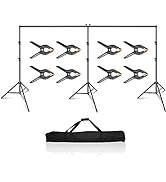 EMART Photo Video Studio 20 ft Wide 10 ft Tall Adjustable Heavy Duty Photography Backdrop Stand, ...