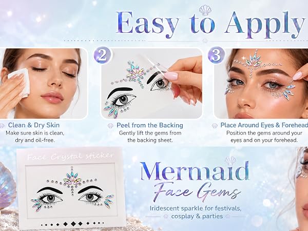 gems for face jewels stick on festival stickers tattoos