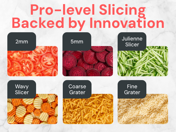 Pro level slicing with Fullstar 6 in 1 Mandoline Slicer