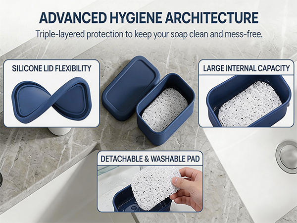 silicone soap case