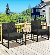 Patio Set Rattan Chairs
