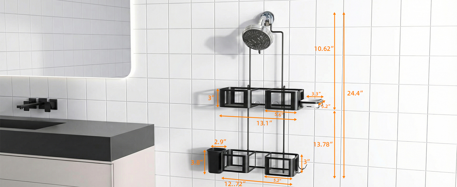 Hanging shower caddy