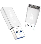 [10Gbps 2 Pack] USB A Male to USB C Female Adapter - USB 3.2 Converter High Speed 10Gbps Data Tra...