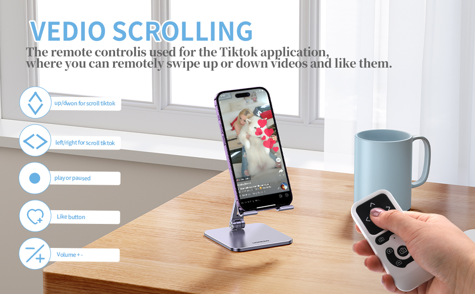Remote Scrolling Ring for Tiktok
