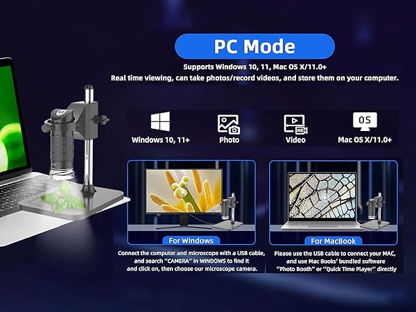 Digital Microscope, Skybasic 50X-1000X Magnification Portable Handheld Microscopes