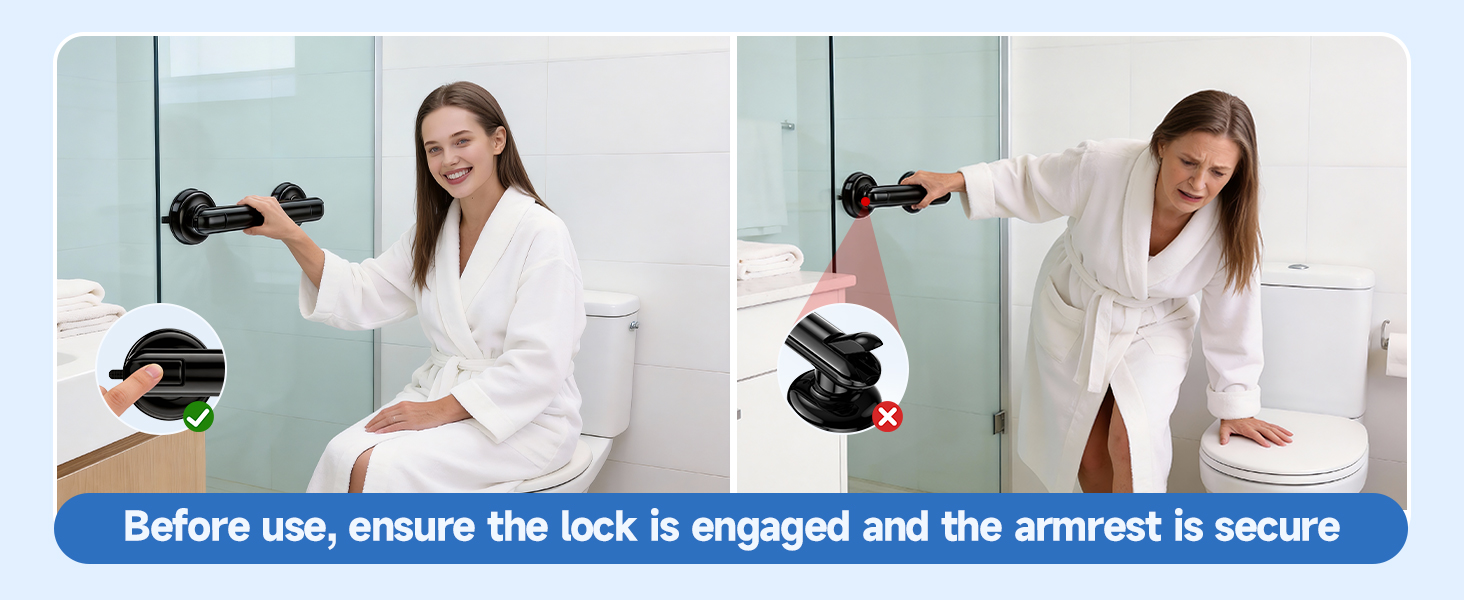 shower grab bars for seniors