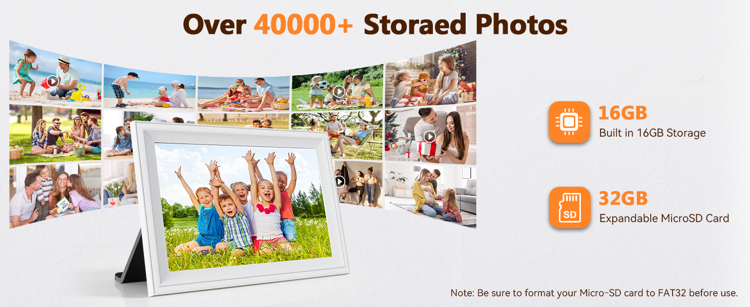 photo frame electronic capable of storing over 40000 photos