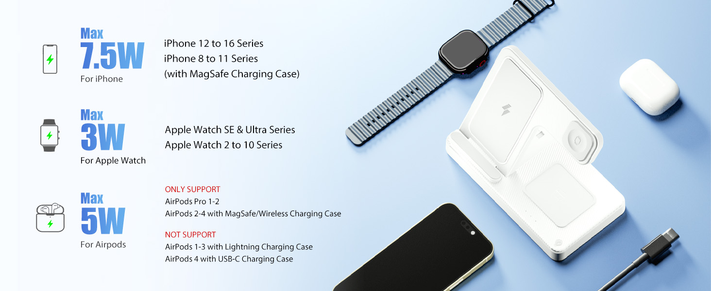 3 in 1 charging station apple