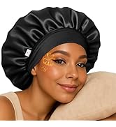 YANIBEST Silk Bonnet for Sleeping Women, Double Layer Hair Satin Bonnets with Elastic Band, Sleep...